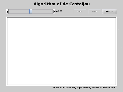 Demo Casteljau Algorithm