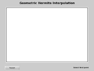 Demo Geometric Hermite Interpolation