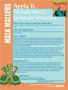 math behind earthquake simulations